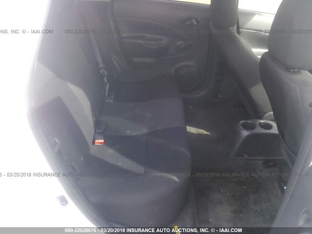 3N1CE2CP3FL441039 - 2015 NISSAN VERSA NOTE S/S PLUS/SV/SL/SR WHITE photo 8