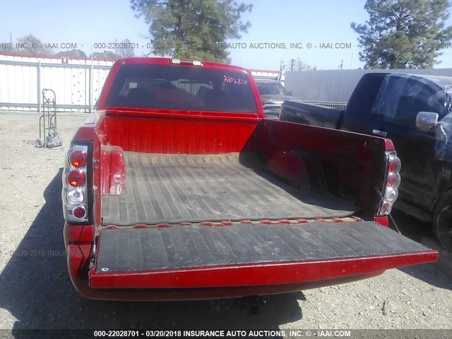 2GCEC19N351302296 - 2005 CHEVROLET SILVERADO C1500 RED photo 8