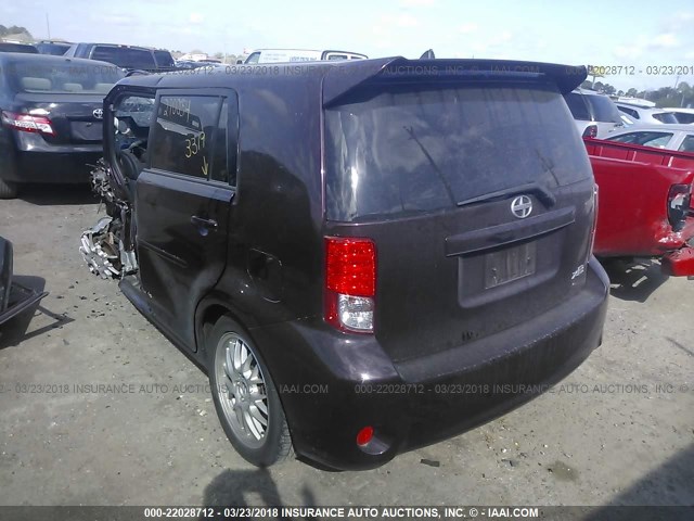 JTLZE4FE6CJ023319 - 2012 TOYOTA SCION XB ბურგუნდია ფოტო 3
