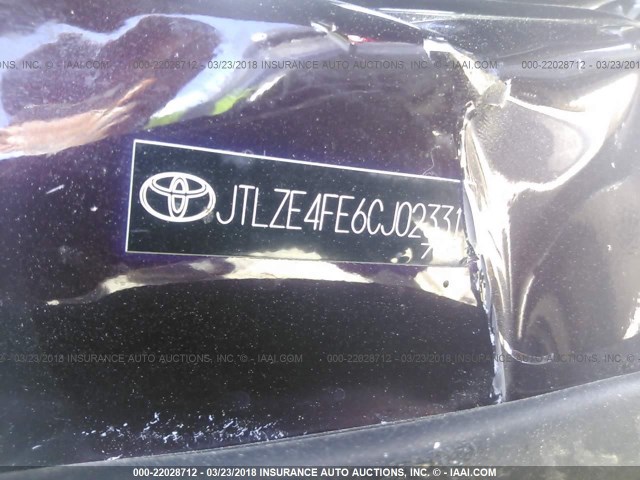 JTLZE4FE6CJ023319 - 2012 TOYOTA SCION XB ბურგუნდია ფოტო 9