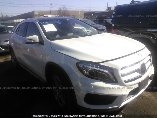 WDCTG4GB0FJ076449 - 2015 MERCEDES-BENZ GLA 250 4MATIC WHITE photo 1