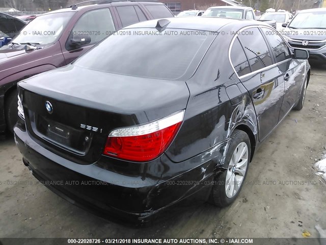 WBANV93549C133727 - 2009 BMW 535 XI BLACK photo 4