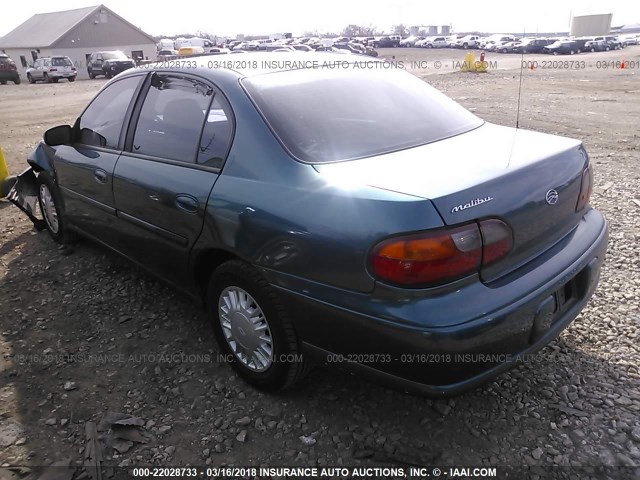 1G1ND52J33M716040 - 2003 CHEVROLET MALIBU BLUE photo 3