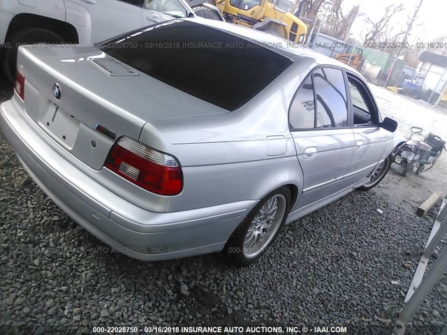 WBADT63403CK30051 - 2003 BMW 530 I AUTOMATIC SILVER photo 4