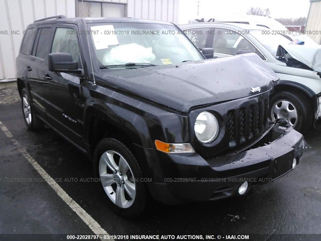 1C4NJRFB1ED641531 - 2014 JEEP PATRIOT LATITUDE BLACK photo 1