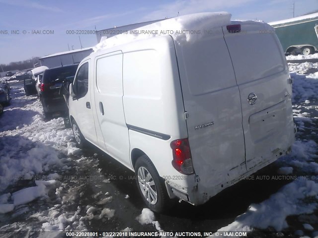 3N6CM0KN2EK697436 - 2014 NISSAN NV200 2.5S/2.5SV WHITE photo 3