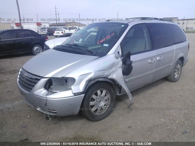 2A8GP54LX7R330541 - 2007 CHRYSLER TOWN & COUNTRY TOURING SILVER photo 2