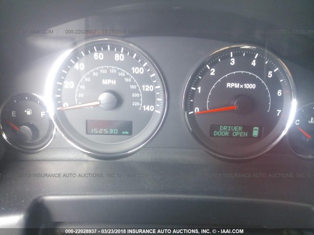 1J8HG48K66C369375 - 2006 JEEP COMMANDER RED photo 7