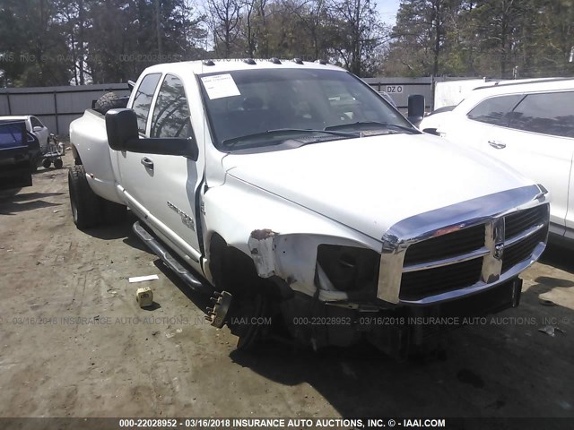 3D7MX48C26G221001 - 2006 DODGE RAM 3500 ST/SLT WHITE photo 1