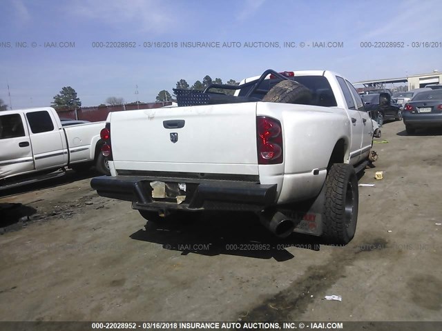 3D7MX48C26G221001 - 2006 DODGE RAM 3500 ST/SLT WHITE photo 4