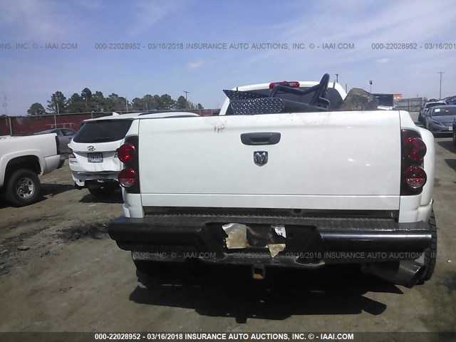 3D7MX48C26G221001 - 2006 DODGE RAM 3500 ST/SLT WHITE photo 8