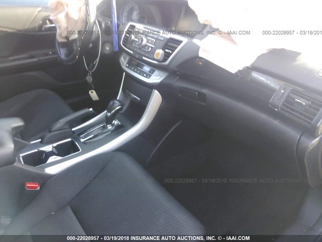 1HGCR2F59EA093962 - 2014 HONDA ACCORD SPORT BLUE photo 5