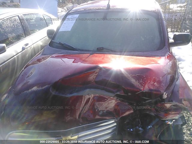 3GNCA33B79S518693 - 2009 CHEVROLET HHR LS RED photo 10