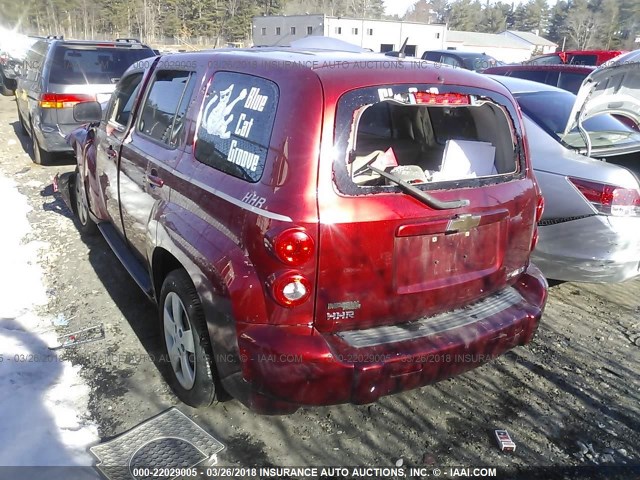 3GNCA33B79S518693 - 2009 CHEVROLET HHR LS RED photo 3