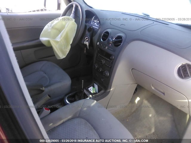 3GNCA33B79S518693 - 2009 CHEVROLET HHR LS RED photo 5