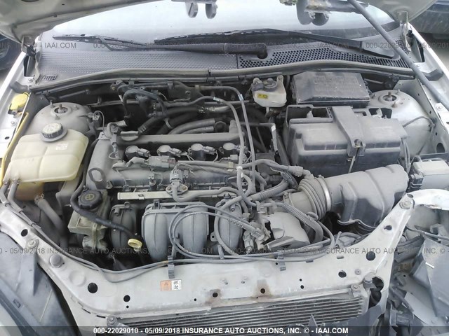 1FAHP34N37W239867 - 2007 FORD FOCUS ZX4/S/SE/SES SILVER photo 10