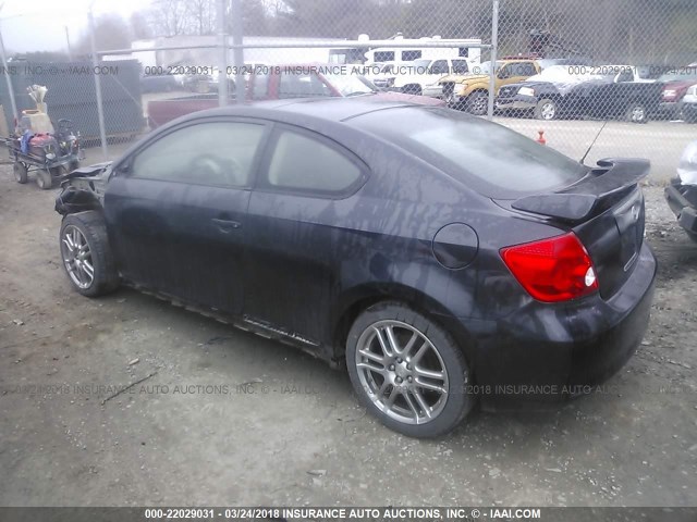 JTKDE177270208783 - 2007 TOYOTA SCION TC 黑色 照片 3