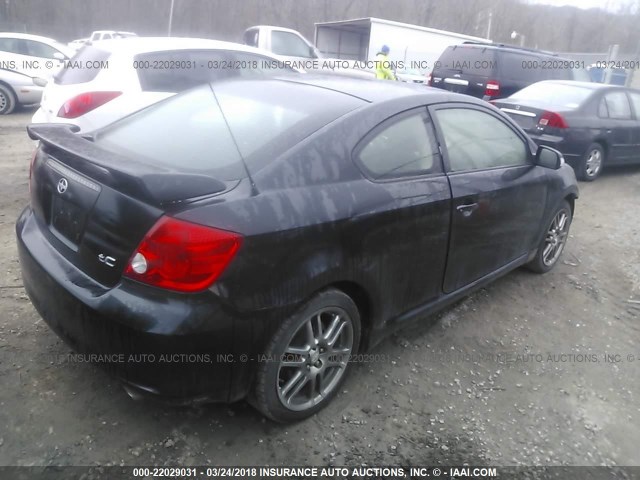 JTKDE177270208783 - 2007 TOYOTA SCION TC 黑色 照片 4