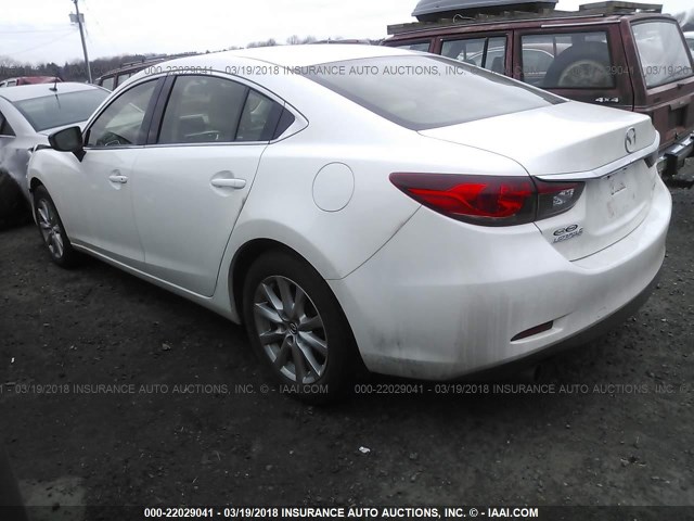 JM1GJ1U57G1446755 - 2016 MAZDA 6 SPORT WHITE photo 3