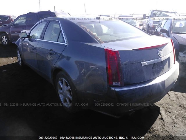 1G6DG577580186713 - 2008 CADILLAC CTS GRAY photo 3