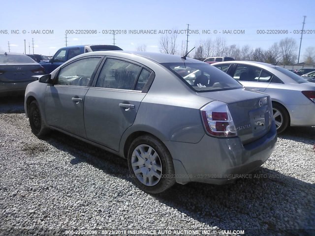 3N1AB61E08L740774 - 2008 NISSAN SENTRA 2.0/2.0S/2.0SL GRAY photo 3