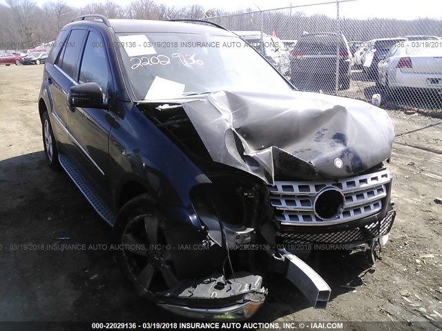 4JGBB8GB6BA685994 - 2011 MERCEDES-BENZ ML 350 4MATIC BLACK photo 6