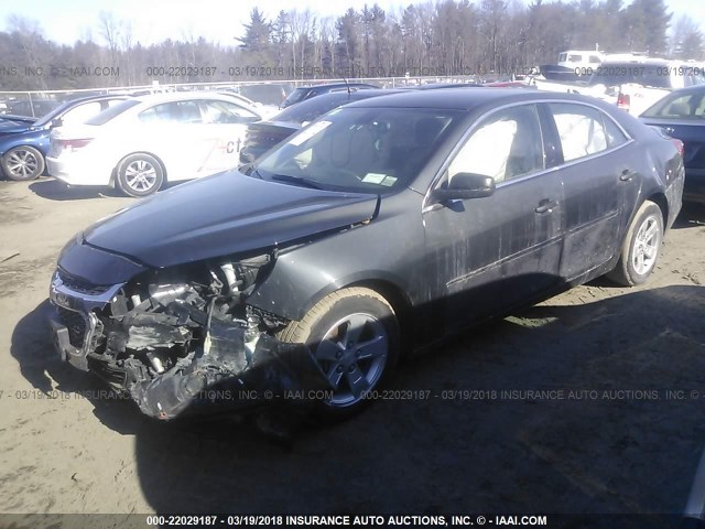 1G11B5SL1FF310739 - 2015 CHEVROLET MALIBU LS GRAY photo 2