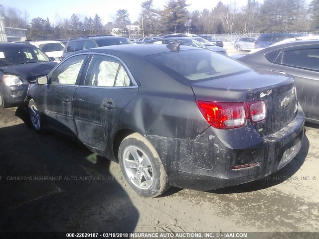 1G11B5SL1FF310739 - 2015 CHEVROLET MALIBU LS GRAY photo 3