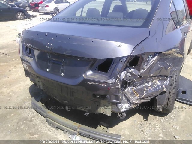 1HGCR2F56EA143863 - 2014 HONDA ACCORD SPORT GRAY photo 6