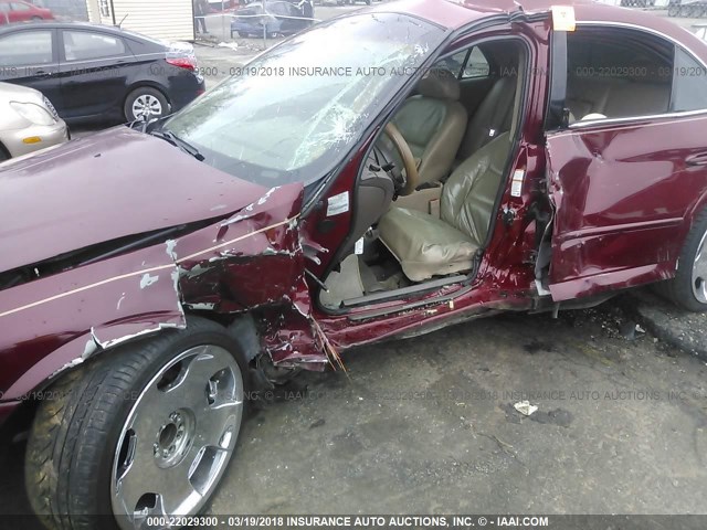 1LNHM87A7YY750752 - 2000 LINCOLN LS Qırmızı foto 6