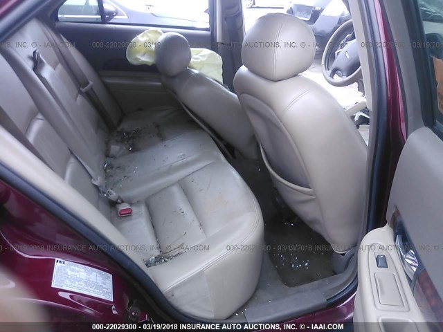1LNHM87A7YY750752 - 2000 LINCOLN LS Qırmızı foto 8
