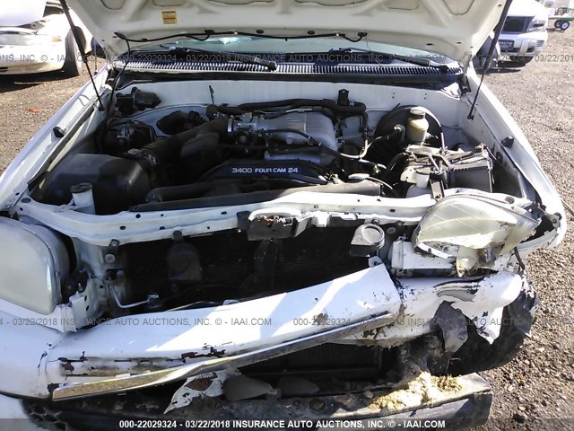 5TBRN34123S401315 - 2003 TOYOTA TUNDRA ACCESS CAB SR5 WHITE photo 10