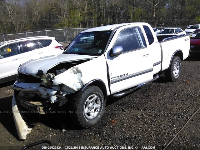 5TBRN34123S401315 - 2003 TOYOTA TUNDRA ACCESS CAB SR5 WHITE photo 2