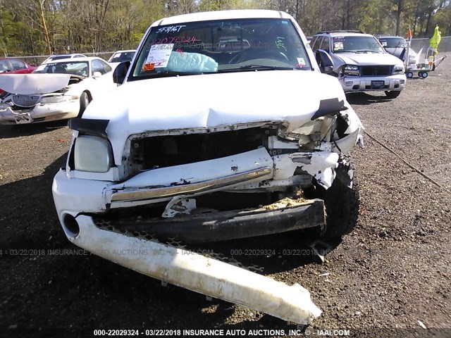 5TBRN34123S401315 - 2003 TOYOTA TUNDRA ACCESS CAB SR5 WHITE photo 6
