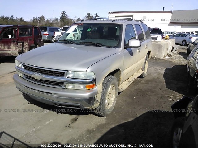 1GNEK13T04J138222 - 2004 CHEVROLET TAHOE K1500 SILVER photo 2