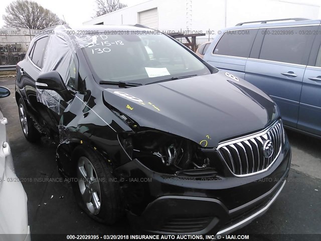 KL4CJESB4GB609056 - 2016 BUICK ENCORE BLACK photo 1