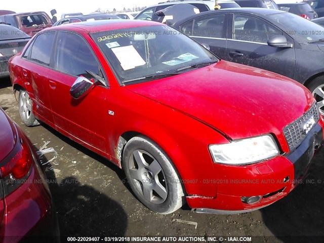 WAULC68E05A016625 - 2005 AUDI A4 1.8T QUATTRO/SPECIAL RED photo 1