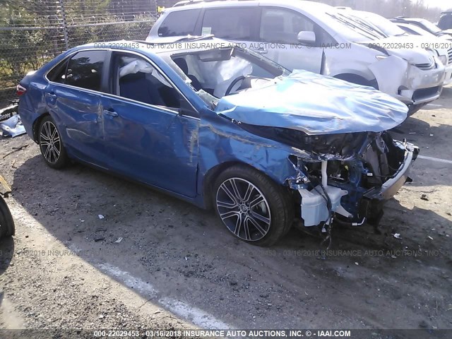 4T1BF1FK2GU559490 - 2016 TOYOTA CAMRY LE/XLE/SE/XSE BLUE photo 1