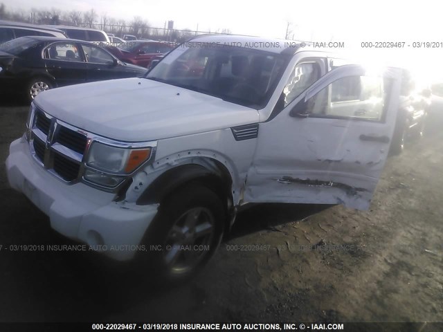 1D8GU58K47W728693 - 2007 DODGE NITRO SLT WHITE photo 2