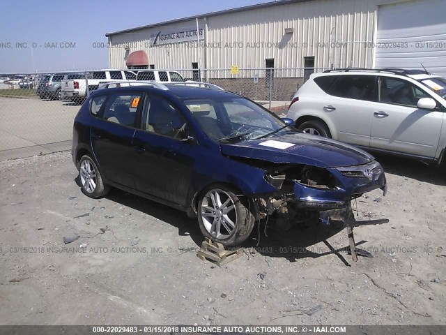 KMHDC8AE1BU120267 - 2011 HYUNDAI ELANTRA TOURING GLS/SE BLUE photo 1