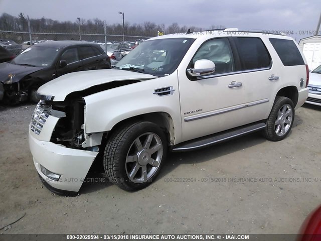 1GYUKBEF4AR205090 - 2010 CADILLAC ESCALADE LUXURY 白色 照片 2