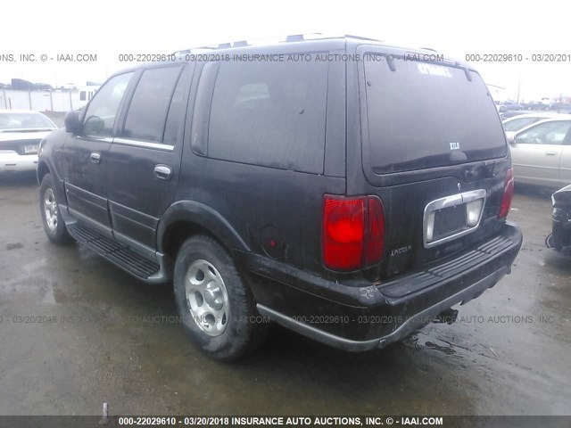 5LMFU28R21LJ10702 - 2001 LINCOLN NAVIGATOR BLACK photo 3
