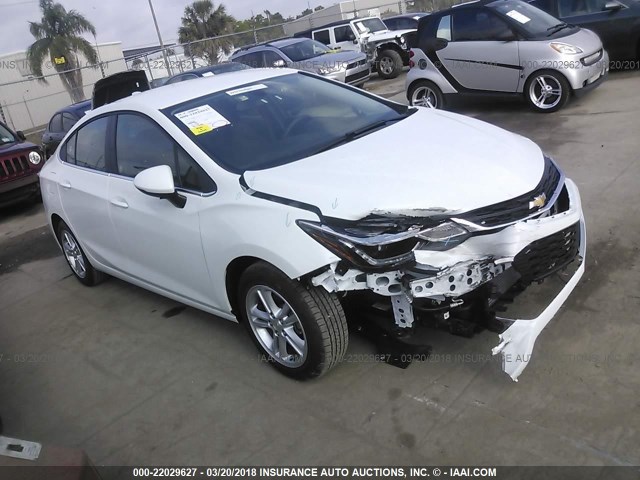 1G1BE5SM7J7176830 - 2018 CHEVROLET CRUZE LT WHITE photo 1