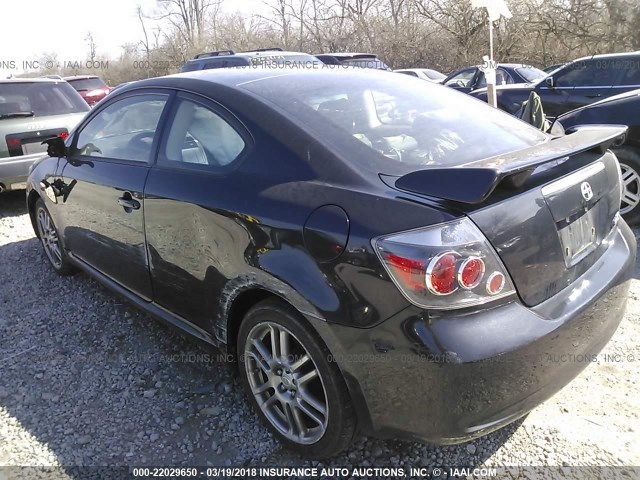 JTKDE167X80239055 - 2008 TOYOTA SCION TC 黑色 照片 3