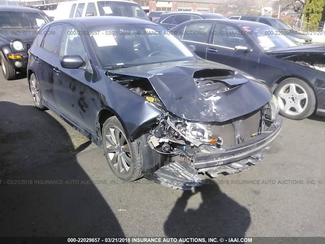 JF1GH76639G802600 - 2009 SUBARU IMPREZA WRX GRAY photo 1