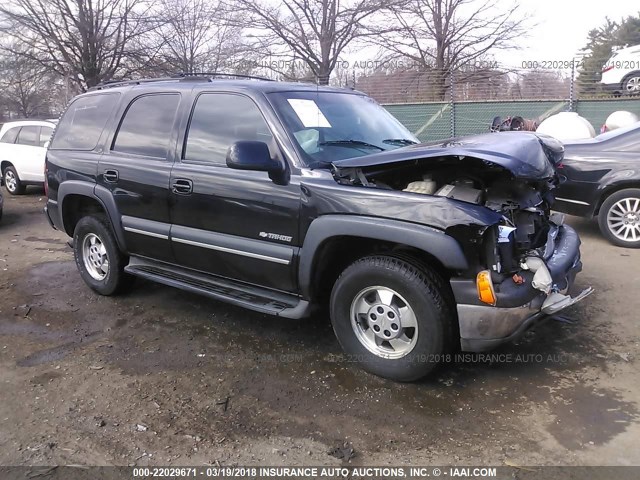 1GNEK13ZX3J207095 - 2003 CHEVROLET TAHOE K1500 BLACK photo 1