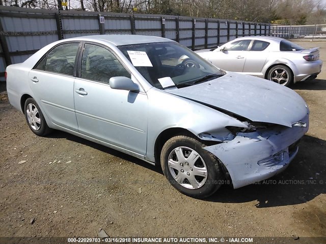 4T1BE32K55U526307 - 2005 TOYOTA CAMRY LE/XLE/SE Light Blue photo 1