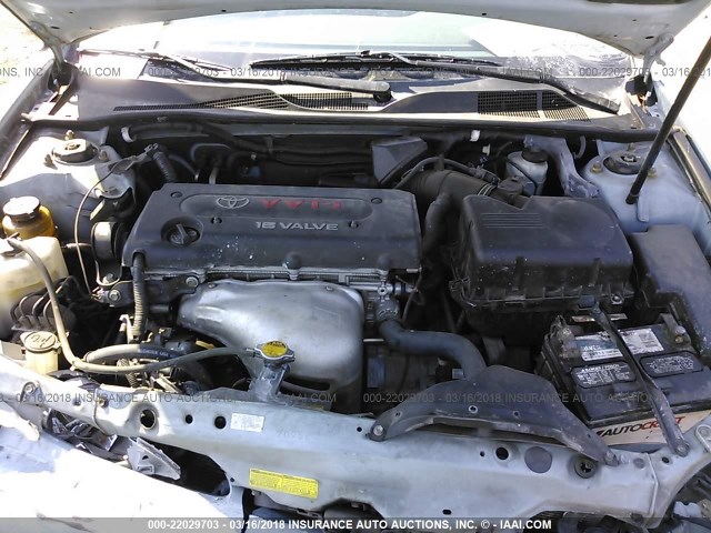 4T1BE32K55U526307 - 2005 TOYOTA CAMRY LE/XLE/SE Light Blue photo 10