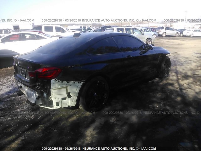 WBS4Y9C57JAA85870 - 2018 BMW M4 BLACK photo 4