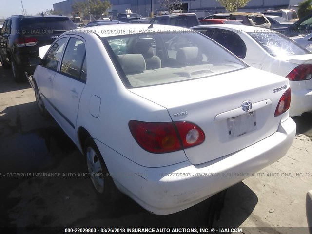 1NXBR32E34Z210353 - 2004 TOYOTA COROLLA CE/LE/S WHITE photo 3